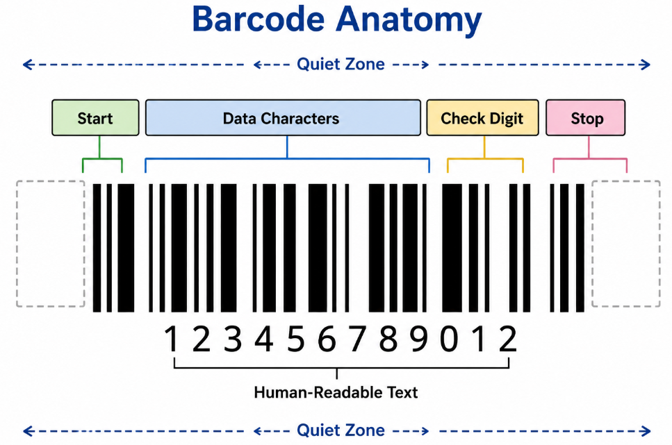 Barcode Anatomy – Understanding Every Part of a Barcode