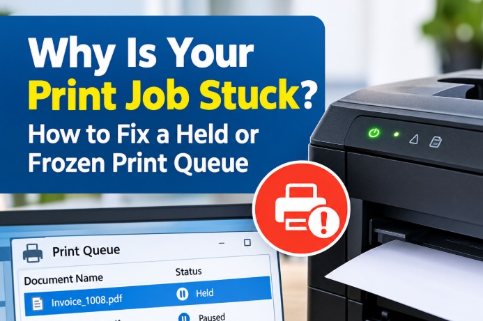 Why Is Your Print Job Stuck? How to Fix a Held or Frozen Print Queue