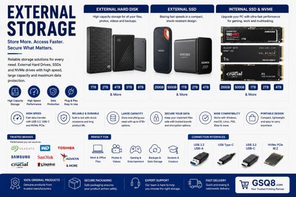 External Hard Disk / SSD