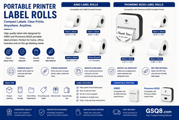Multipurpose Mini Thermal Labels