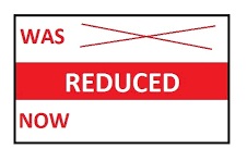 2 Line Pricing Machine Rolls - WAS NOW Labels
