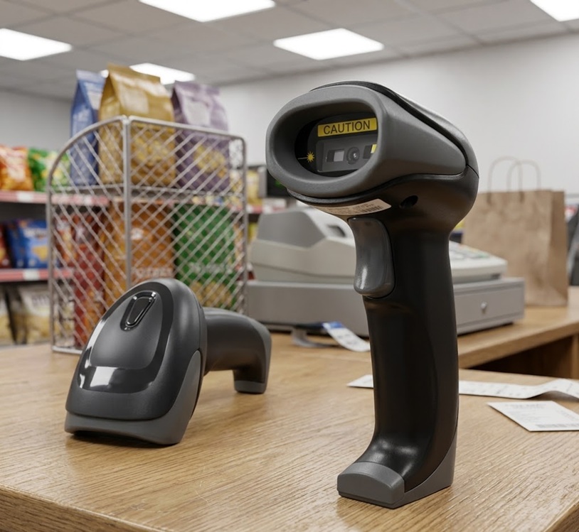 Crewnix 2D Wireless Barcode Scanner K-622BT