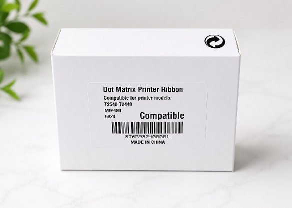Dot Matrix Printer Ribbon Compatible T2540/T2440 MIP480 6824 BLK