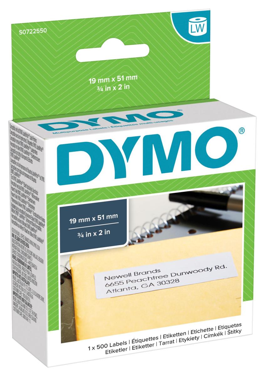 Dymo LabelWriter (LW) Compatible Multi-Purpose Labels | 19mm x 51mm