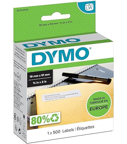 Dymo LabelWriter (LW) Compatible Multi-Purpose Labels | 25mm x 54mm