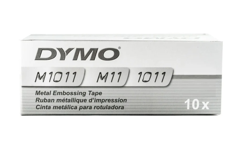 DYMO Stainless Steel Embossing Tape 32500 | 12mm x 6.4m (1/2" x 21')