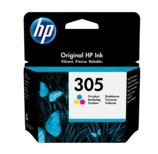 HP 305 Tri-Color Ink Cartridge Genuine  - 3YM60AE