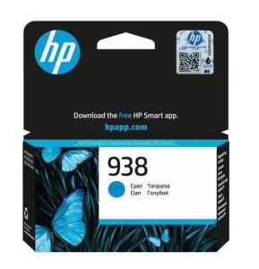 Genuine HP 938 Cyan Ink Cartridge (4S6X5PE) for OfficeJet Pro 9100/9700 Series