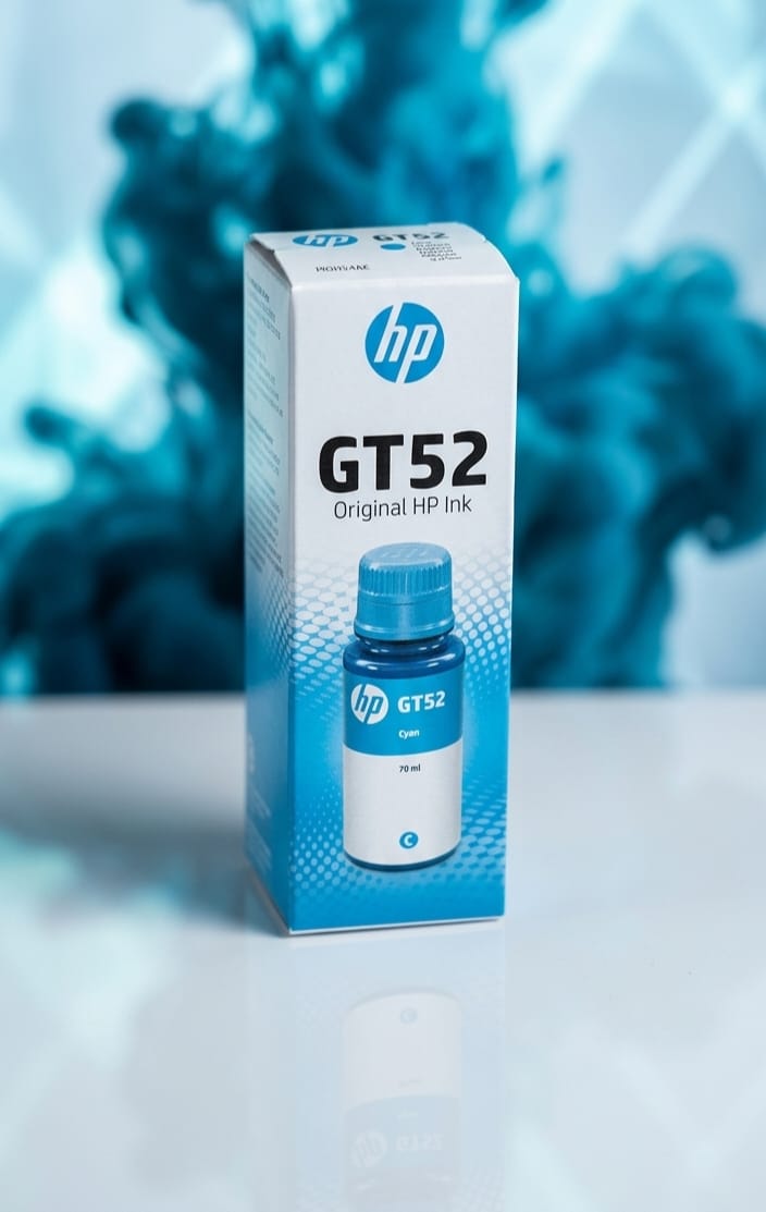 HP GT52 Cyan Original Ink Bottle 70 ML