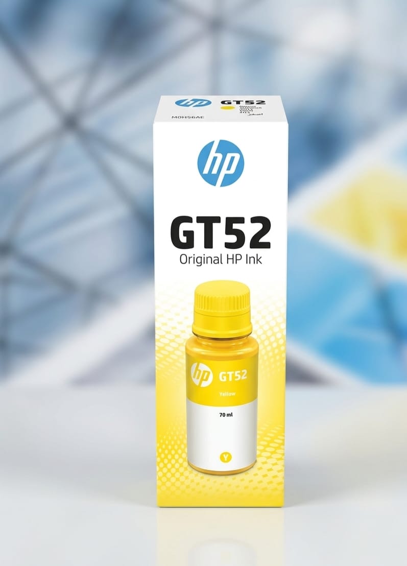 HP GT52 Yellow Original Ink Bottle 70 ML