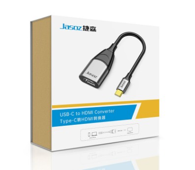 Jasoz H103 Type-C to HDMI Converter – Black/Silver