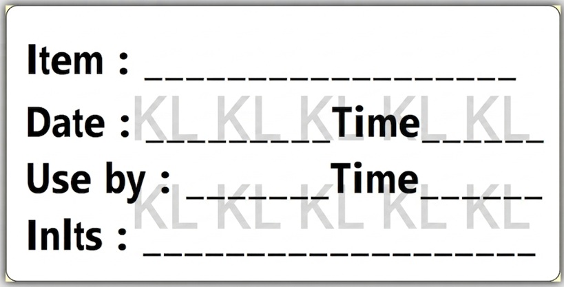 Kitchen Expiry & Food Safety Labels - Ensure Freshness with Every Dish