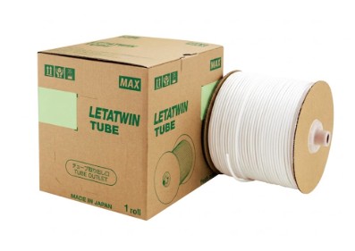 MAX Letatwin LM-TU452L 5.2mm x 135m Vinyl PVC L Tube Roll