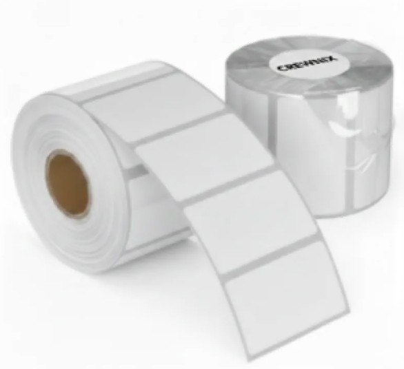 Silver PET Labels - VOID 50mm x 25mm Matte