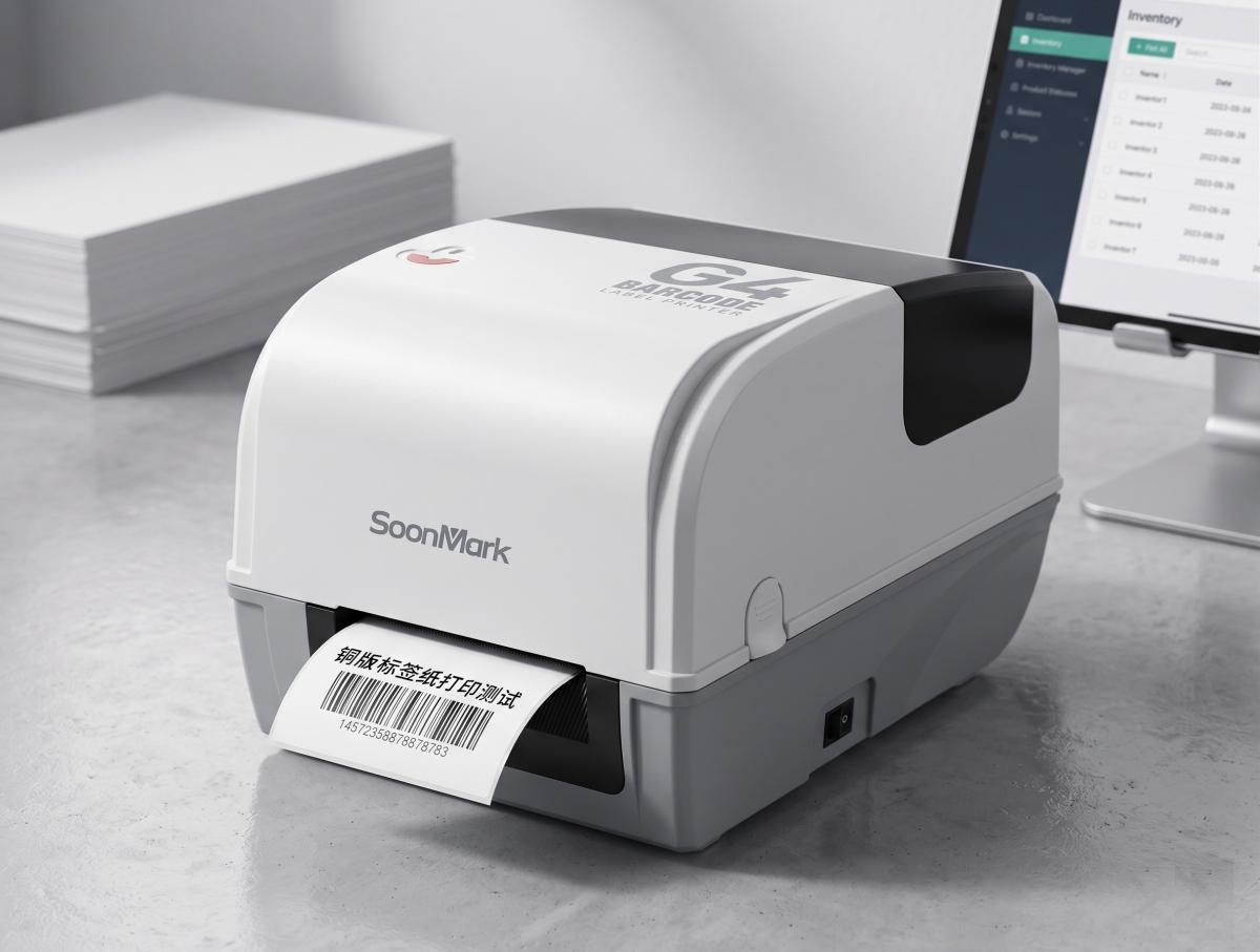 Soonmark G4 Desktop Hybrid Label Printer (203 dpi | USB & Wi-Fi)