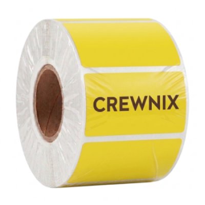 Yellow Direct Thermal Labels 50mm x 30mm