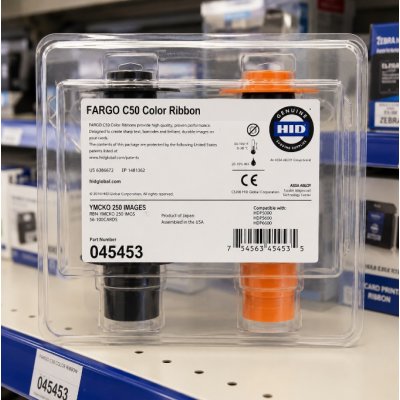 Fargo HID C50 Color Ribbon 045453 YMCKO 250 images