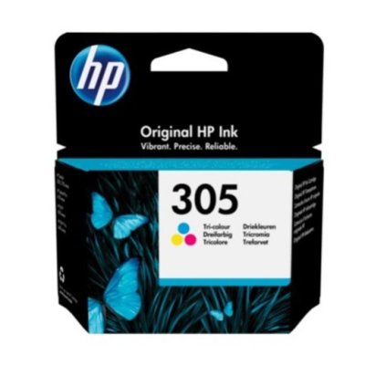 HP 305 Tri-Color Ink Cartridge Genuine - 3YM60AE