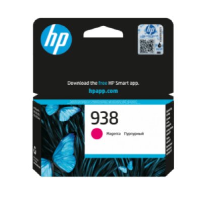 Genuine HP 938 Magenta Ink Cartridge (4S6X6PE) for OfficeJet Pro 9100/9700