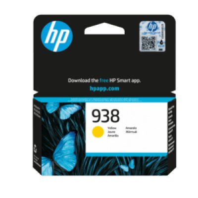 Genuine HP 938 Yellow Ink Cartridge (4S6X3NE) for OfficeJet Pro 9100 Series