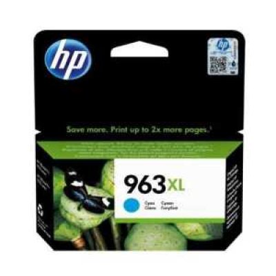 HP 963XL High Yield Cyan Original Ink Cartridge - 3JA27AE