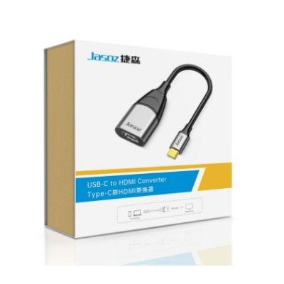 Jasoz H103 Type-C to HDMI Converter – Black/Silver
