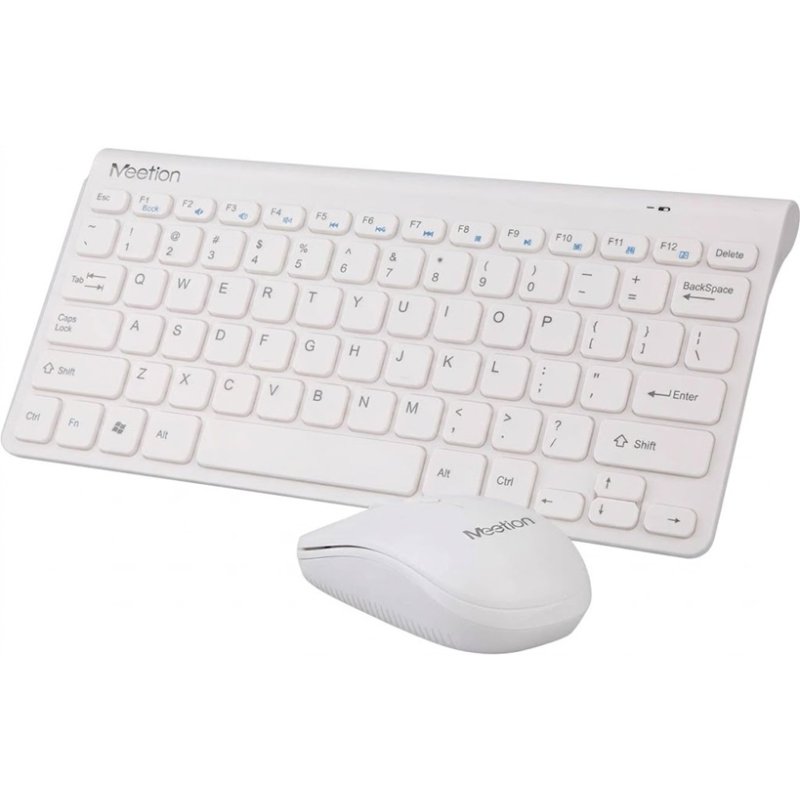 Keyboard 2.4 GHz Wireless Combo MINI4000 - White | Gold Star Kuwait - Gold Star Computer Kuwait