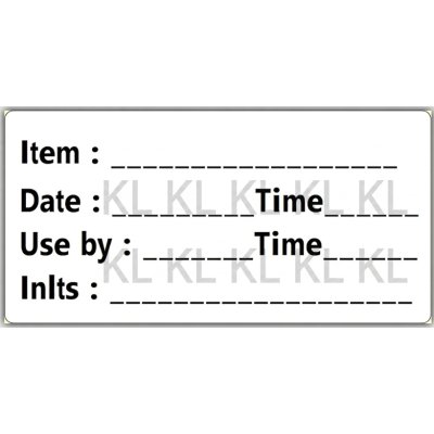 Kitchen Expiry & Food Safety Labels - Ensure Freshness with Every Dish