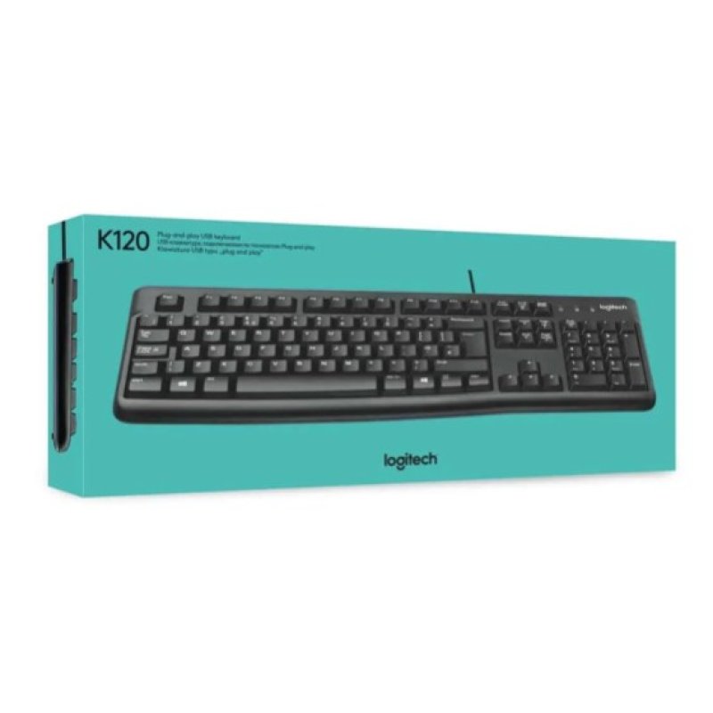 Logitech Plug n Play USB Keyboard K120 - Logitech | Gold Star Kuwait - Gold Star Computer Kuwait