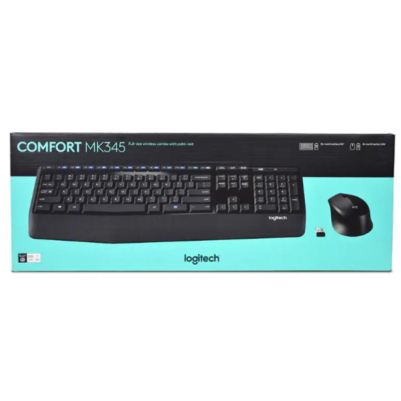 Logitech MK345 Comfort Wireless Keyboard and Mouse Combo | Gold Star Kuwait - Gold Star Computer Kuwait