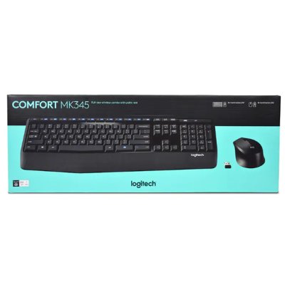 Logitech MK345 Comfort Wireless Keyboard and Mouse Combo