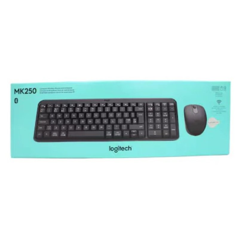 Logitech  Wireless Keyboard MK250 Bluetooth Combo - Logitech | Gold Star Kuwait - Gold Star Computer Kuwait