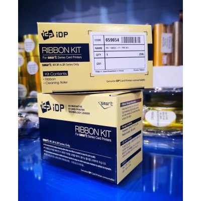 Genuine iDP Card Printer Ribbon Kit for Smart series 51,31,21 only | Gold Star Kuwait