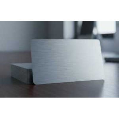 Premium Blank Silver Blank Card (30 MIL)