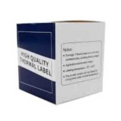 Thermal Label Square White WP 40 mm x 80mm 100/roll