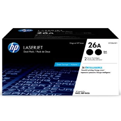 HP 26A Black Original LaserJet Toner Cartridge (CF226A)