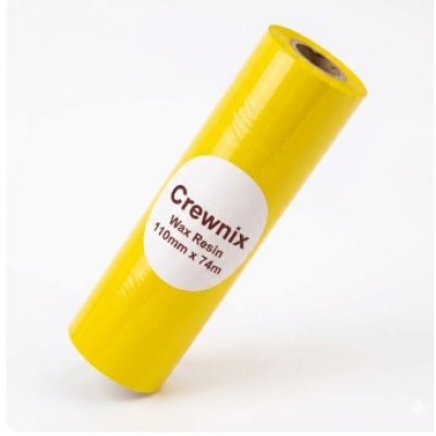 Wax Resin 110mm x 74m Yellow Color