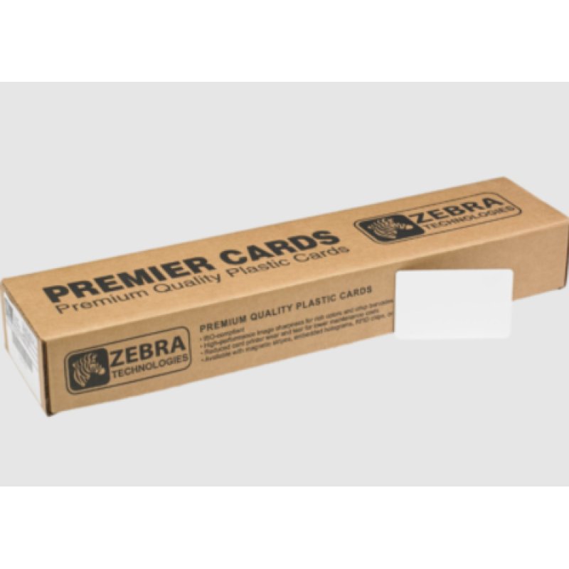 zebra Zebra Cards Premier PVC Cards 500/box (104523-111-500) - Gold Star Computer Kuwait