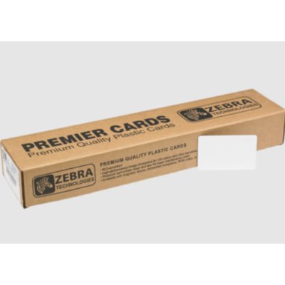 Zebra Cards Premier PVC Cards 500/box