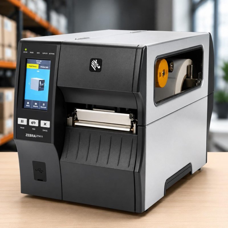 Zebra ZT411 Heavy Duty Industrial Printer with Metal Frame - Gold Star Computer Kuwait