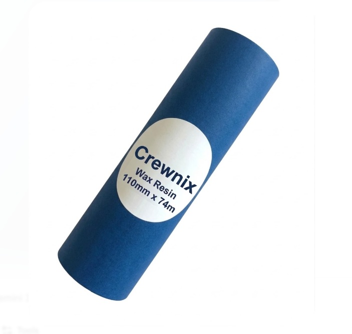 Wax Resin 110mm x 74m Blue Color