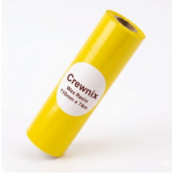 Wax Resin 110mm x 74m Yellow Color