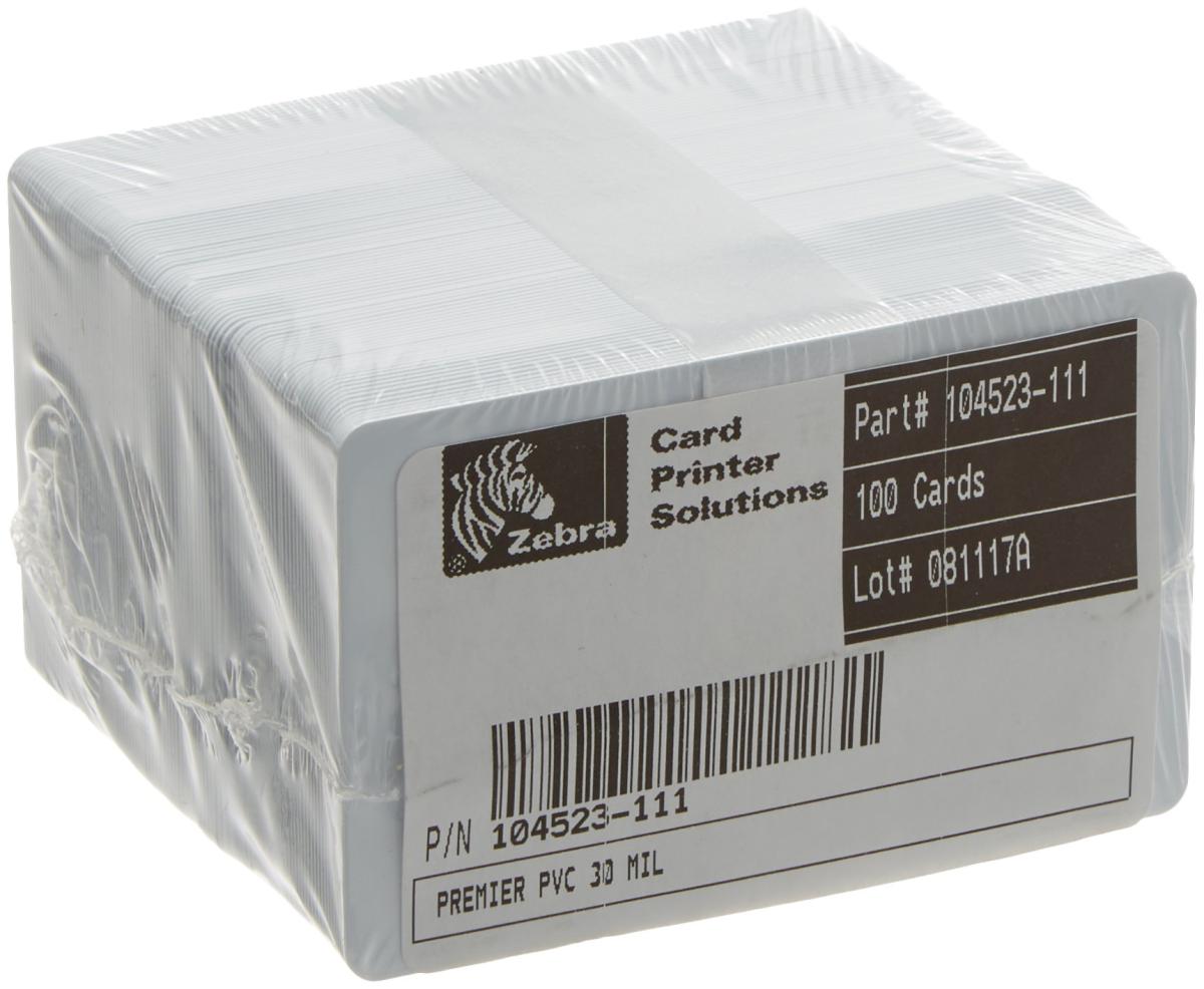Zebra Premier PVC Card 30MIL 100/pack
